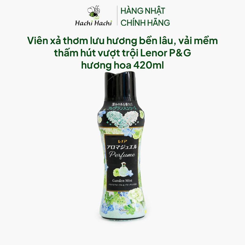 Viên xả thơm lưu hương bền lâu, vải mềm thấm hút vượt trội Lenor P&G hương hoa 420ml thương hiệu P&G