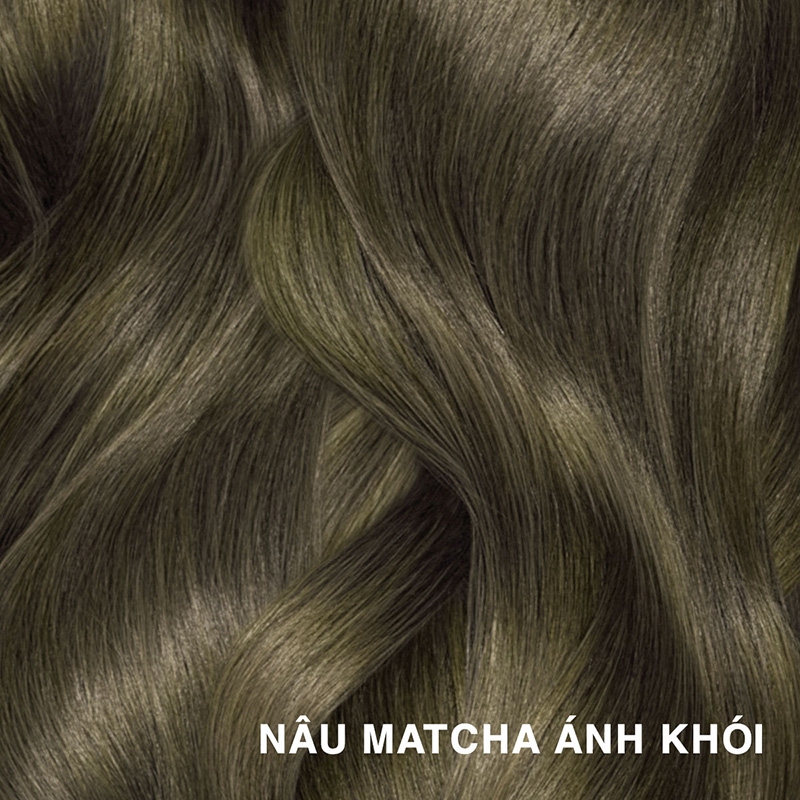 Kem nhuộm tạo bọt BeautyLabo Whip Matcha ánh khói thương hiệu HOYU