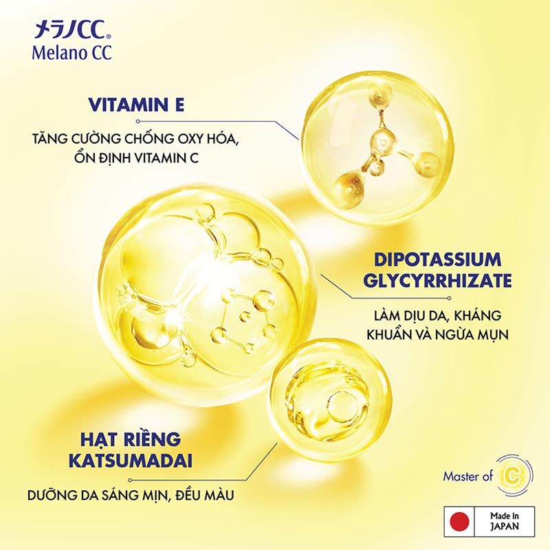 Dung dịch dưỡng trắng Nhật Bản cải thiện thâm nám Melano CC brightening Lotion (Rich) 170ml thương hiệu ROHTO