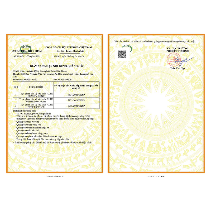 TPBVSK: Nước uống  ALFE Nhật Bản White Program 50mlx10 chai, bổ sung Collagen Placenta Sắt, giảm sạm nám, da sáng mịn thương hiệu 