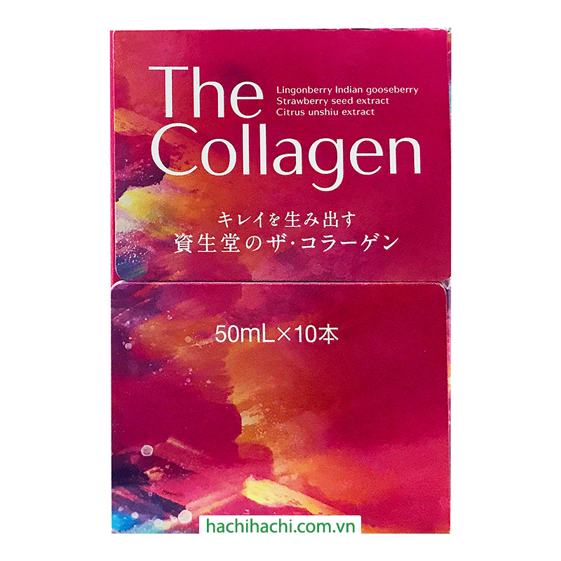 TPBS: Nước uống The Collagen Shiseido 50mlx10chai (Da săn chắc đàn hồi) thương hiệu SHISEIDO