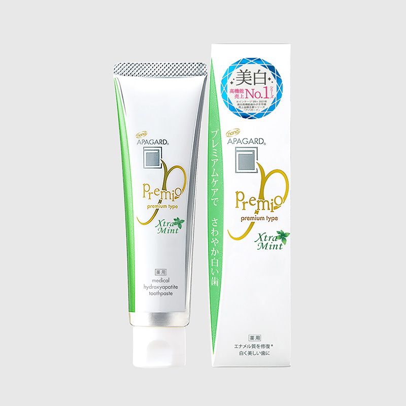 Kem đánh răng cao cấp Nhật Bản Apagard bạc hà  Premio Xtra Mint 105g, làm trắng răng, ngăn ngừa hôi miệng