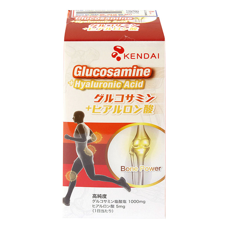 TPBVSK: Viên uống Kendai Glucosamine Nhật Bản 180 viên, tăng tiết dịch khớp, giảm đau viêm khớp, thoái hóa khớp thương hiệu 