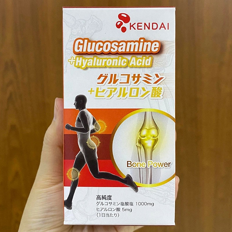 TPBVSK: Viên uống Kendai Glucosamine Nhật Bản 180 viên, tăng tiết dịch khớp, giảm đau viêm khớp, thoái hóa khớp thương hiệu 