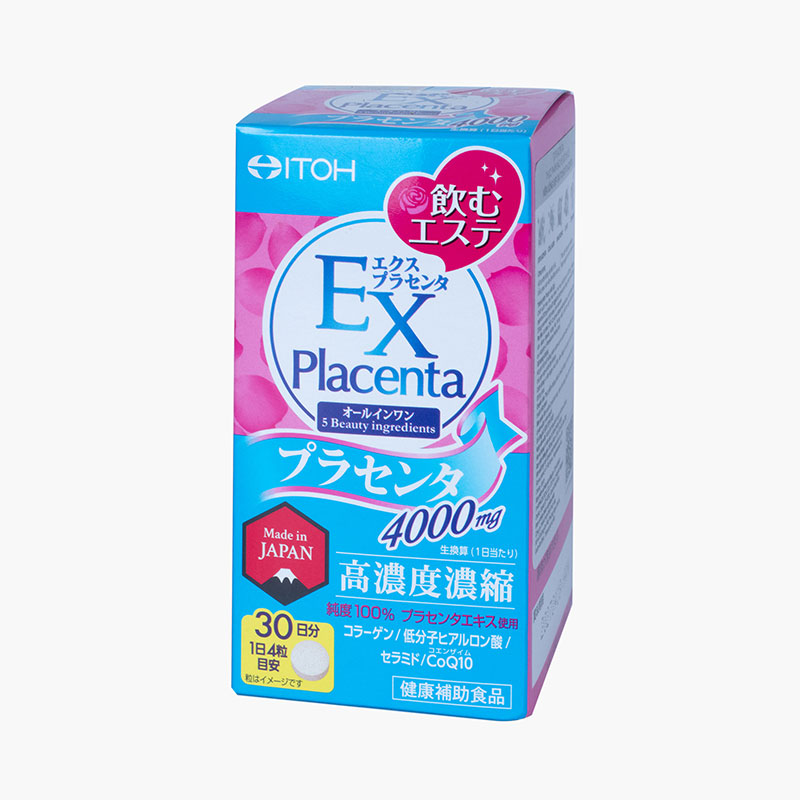 TPBVSK: Viên uống Ex Placenta Nhật Bản Itoh 120 viên, giảm lão hóa, làm đẹp da thương hiệu ITOH KANPO SEIYAKU