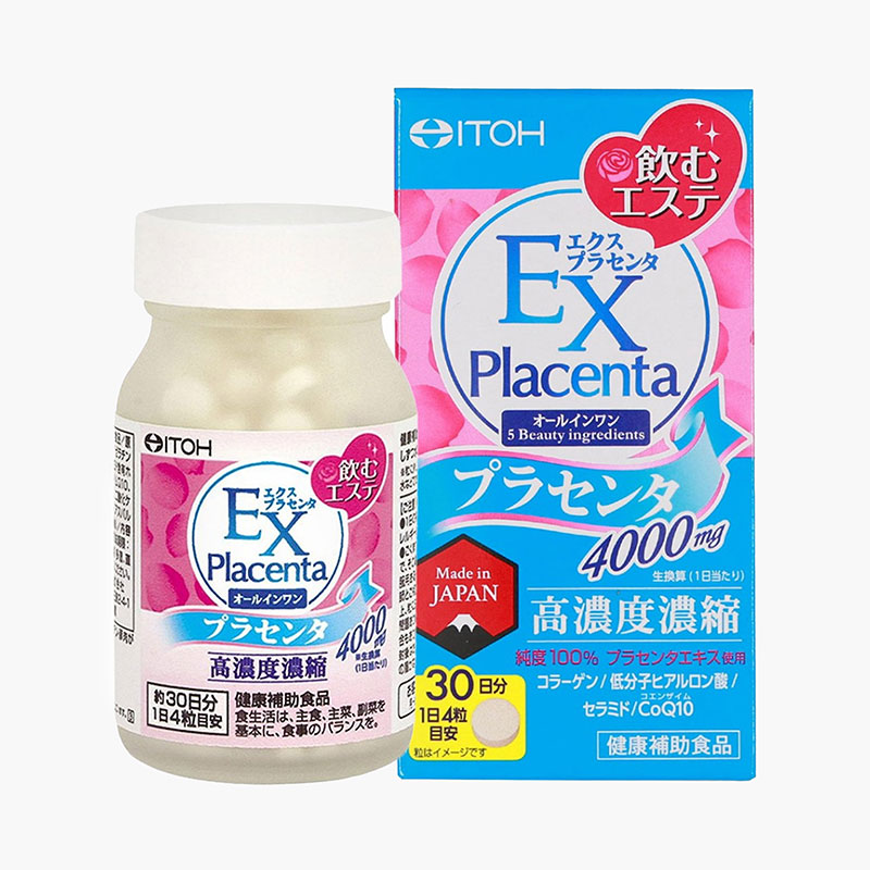 TPBVSK: Viên uống Ex Placenta Nhật Bản Itoh 120 viên, giảm lão hóa, làm đẹp da