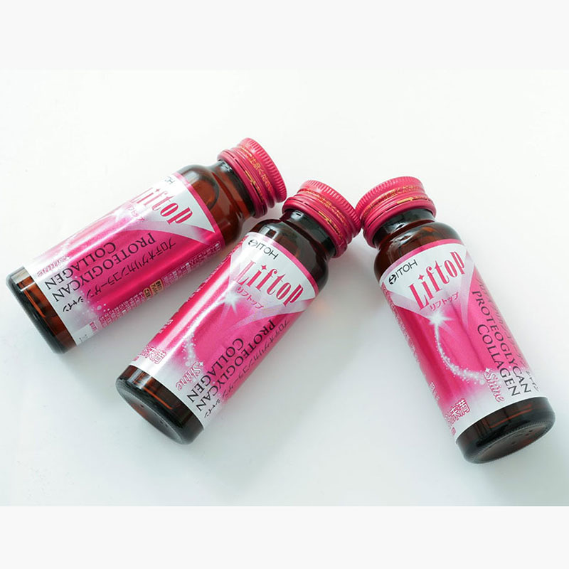 TPBVSK: Nước uống collagen Nhật Bản Liftop proteoglycan collagen shine làm săn chắc da 50ml x 10 chai thương hiệu ITOH KANPO SEIYAKU