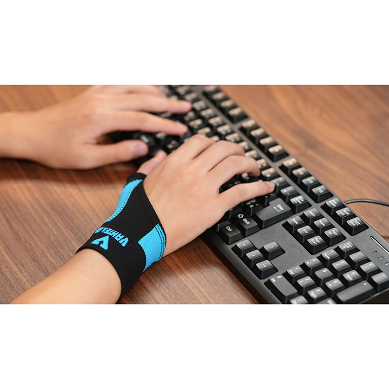 Đai bảo vệ cổ tay và ngón tay cái Nhật Bản cao cấp Vantelin  M-L (vòng mu bàn tay: 19-21cm) (Xanh dương) thương hiệu 