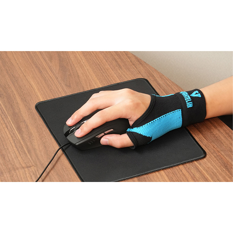 Đai bảo vệ cổ tay và ngón tay cái Nhật Bản cao cấp Vantelin  M-L (vòng mu bàn tay: 19-21cm) (Xanh dương) thương hiệu 