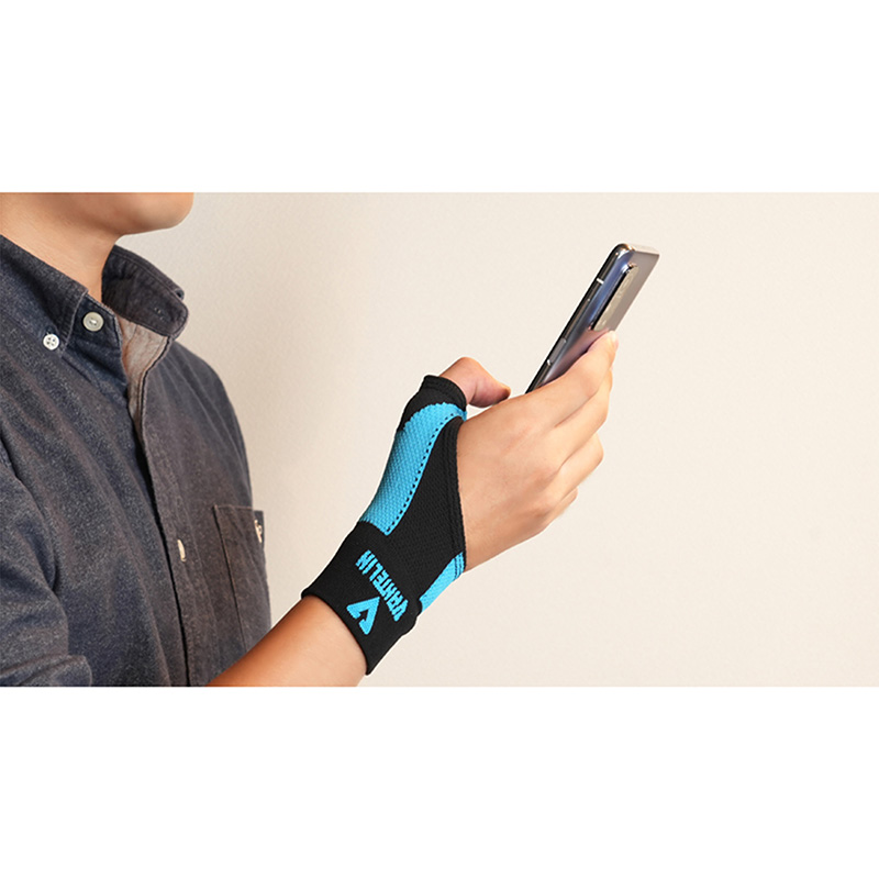 Đai bảo vệ cổ tay và ngón tay cái Nhật Bản cao cấp Vantelin  M-L (vòng mu bàn tay: 19-21cm) (Xanh dương) thương hiệu 