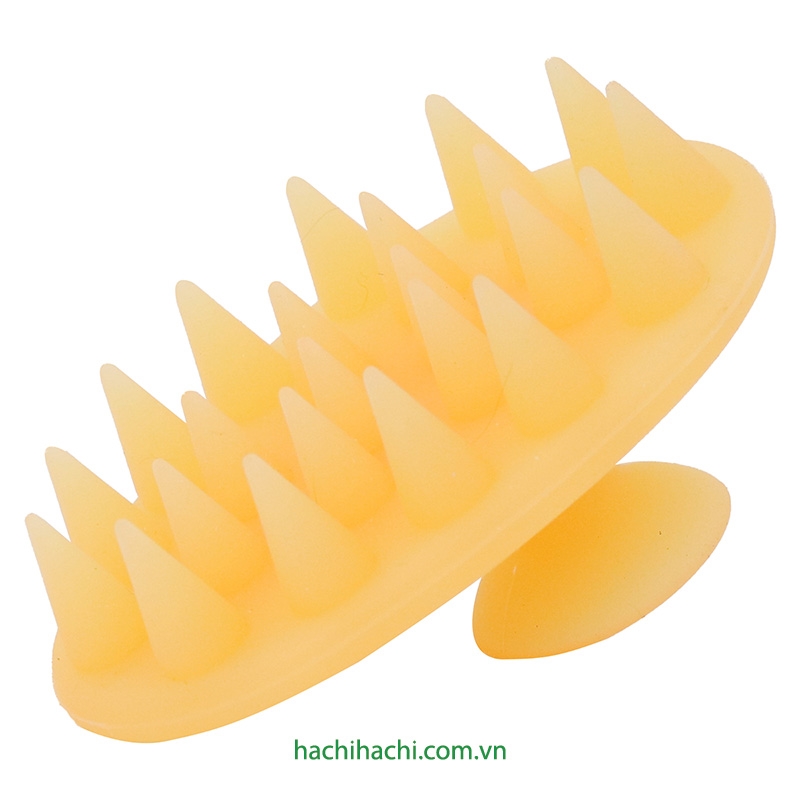 Lược silicone gội đầu & massage da đầu Nhật Bản loại lớn thương hiệu 