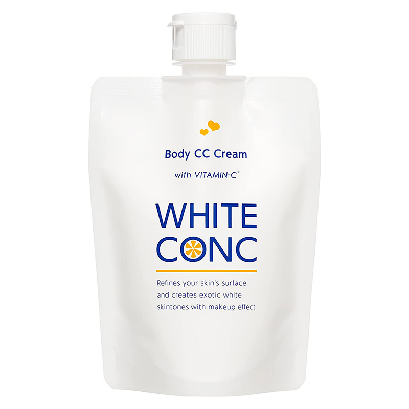 Kem CC cream dưỡng trắng toàn thân ban ngày Nhật Bản White Conc 200g thương hiệu 