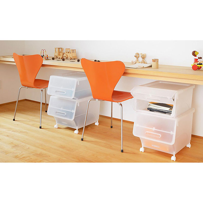 Hộp đựng nắp gập Sanka 28.5x46x31cm (S) - Hồng thương hiệu SANKA