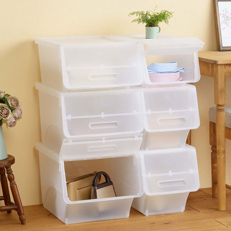 Hộp đựng nắp gập Sanka 28.5x46x31cm (S) - Hồng thương hiệu SANKA