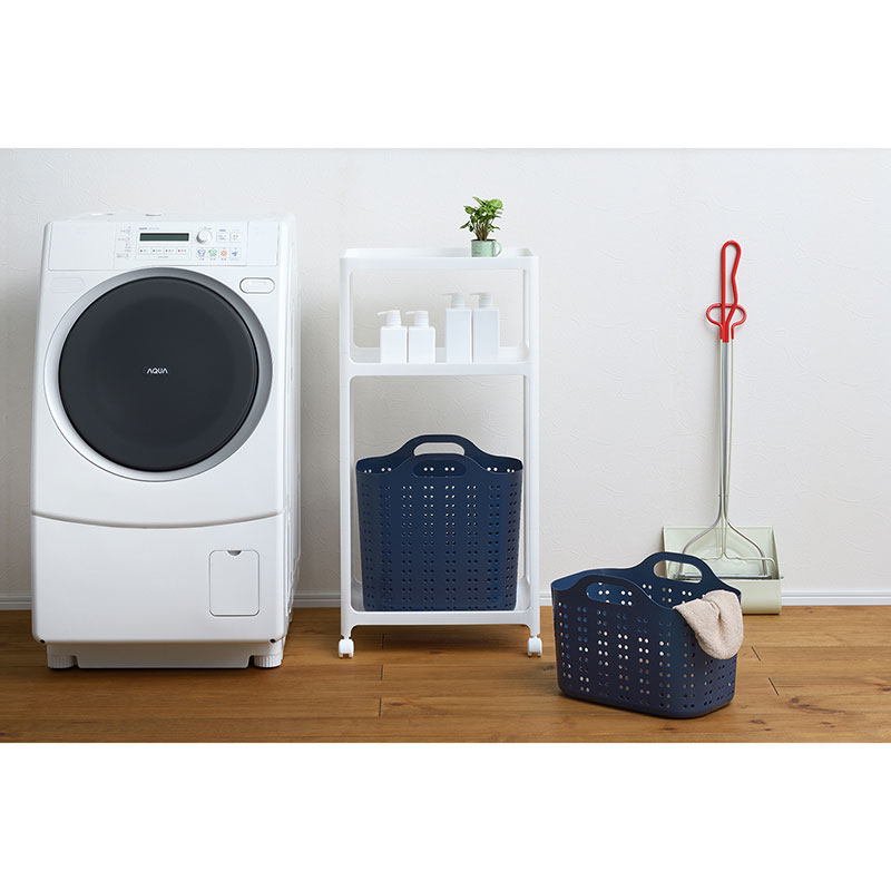 Giỏ nhựa đựng vật dụng Sanka 42x28x30.5cm - Xanh đậm thương hiệu SANKA