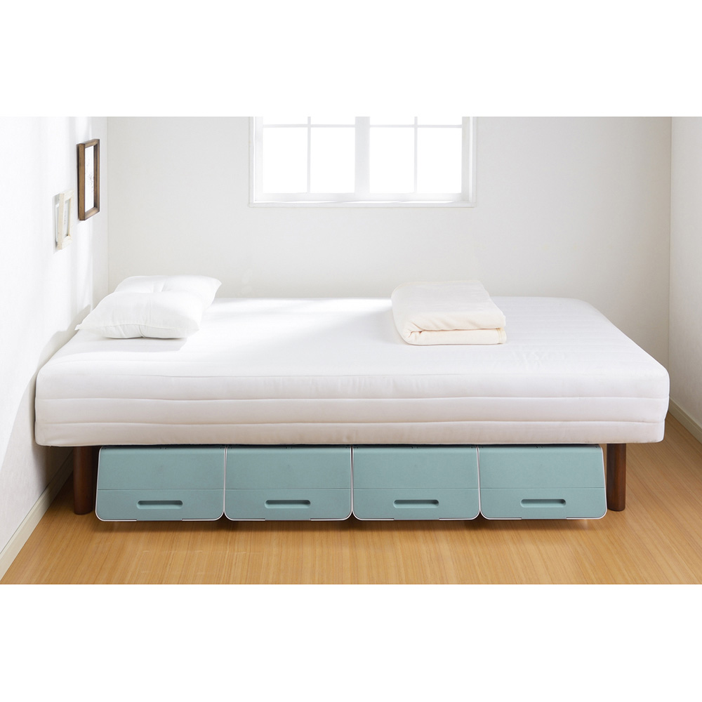 Hộp đựng nắp gập Sanka 57x46x31cm (L) - Xanh thương hiệu SANKA