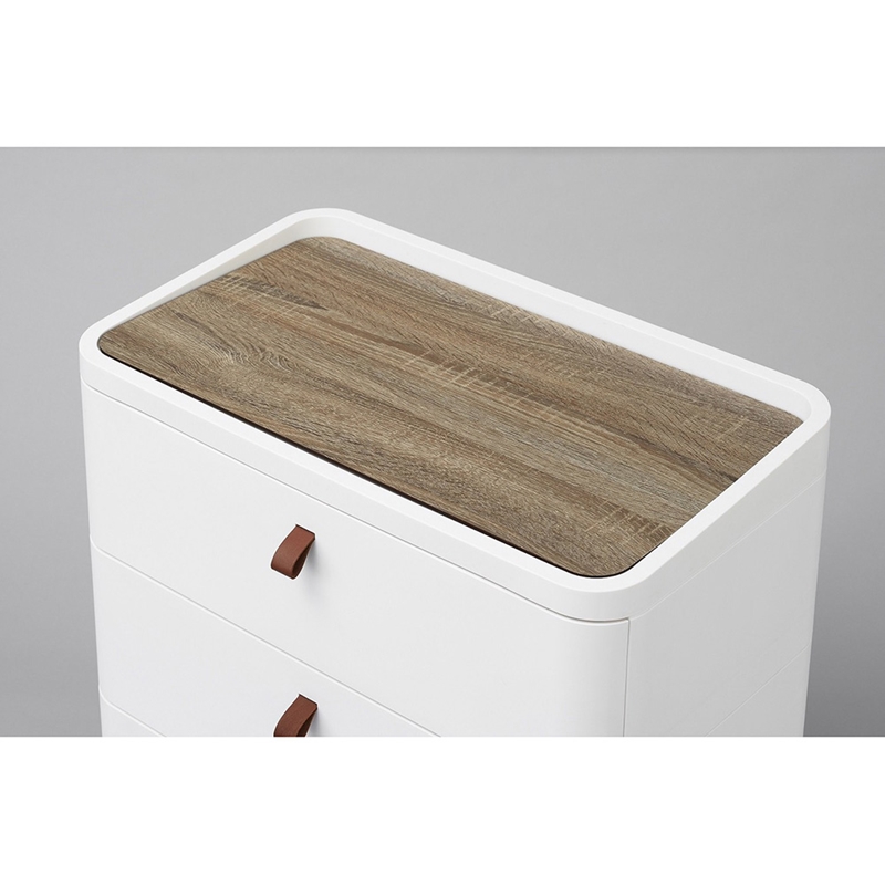 Tủ nhựa ngăn kéo 5 tầng Sanka 72.5x41x107.5cm (Trắng) thương hiệu SANKA