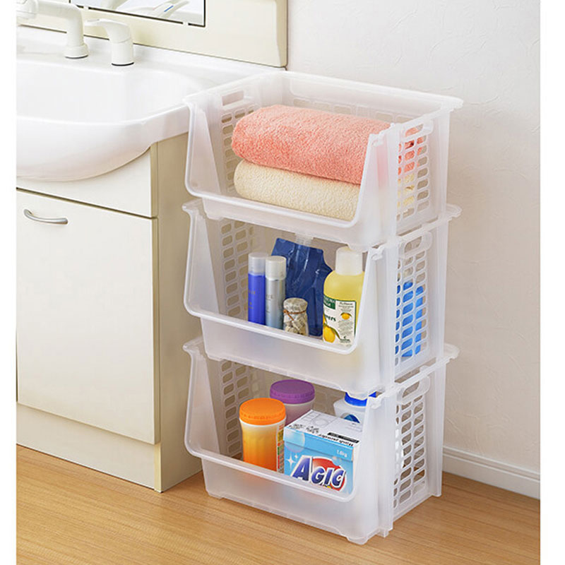 Kệ xếp tầng đa năng có bánh xe Sanka 45x34x23cm (Trắng) thương hiệu SANKA