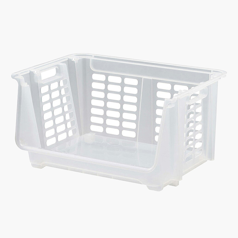 Kệ xếp tầng đa năng có bánh xe Sanka 45x34x23cm (Trắng)