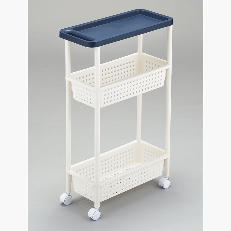 Kệ 3 tầng Sanka 21.5x48x77cm - Trắng xanh thương hiệu SANKA