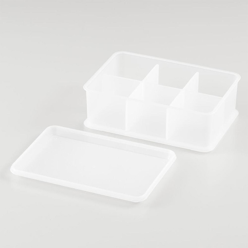 Hộp đựng vật dụng Sanka 19x13x6.9cm (Kèm tấm chia 6 ngăn) thương hiệu SANKA