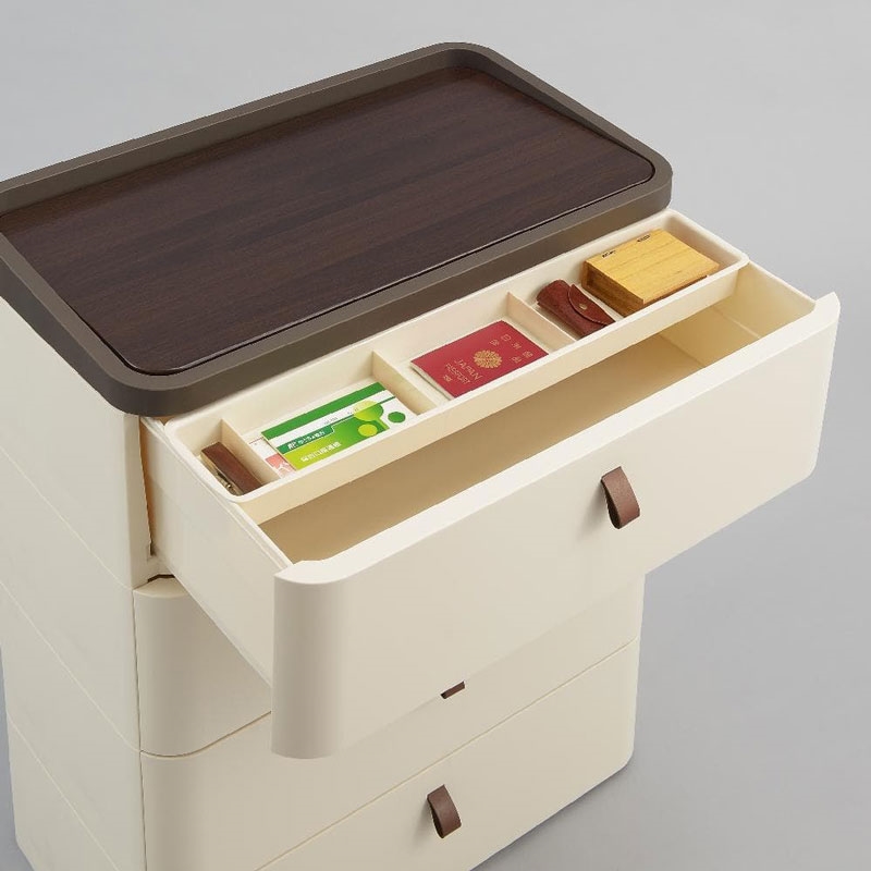 Tủ nhựa ngăn kéo 4 tầng Sanka 72.5x41x87.5cm (Ivory) thương hiệu SANKA