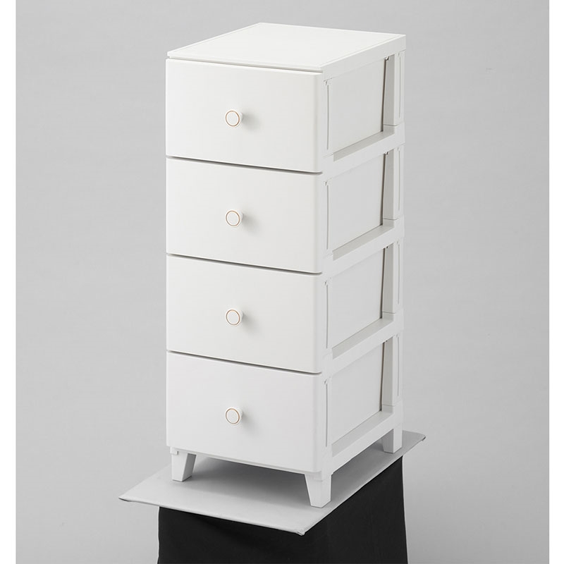 Tủ ngăn kéo 4 tầng Sanka 34x44.5x87.5cm - Trắng  thương hiệu SANKA