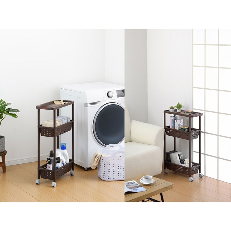 Kệ 3 tầng Sanka 21.5x48x77cm - Nâu thương hiệu SANKA