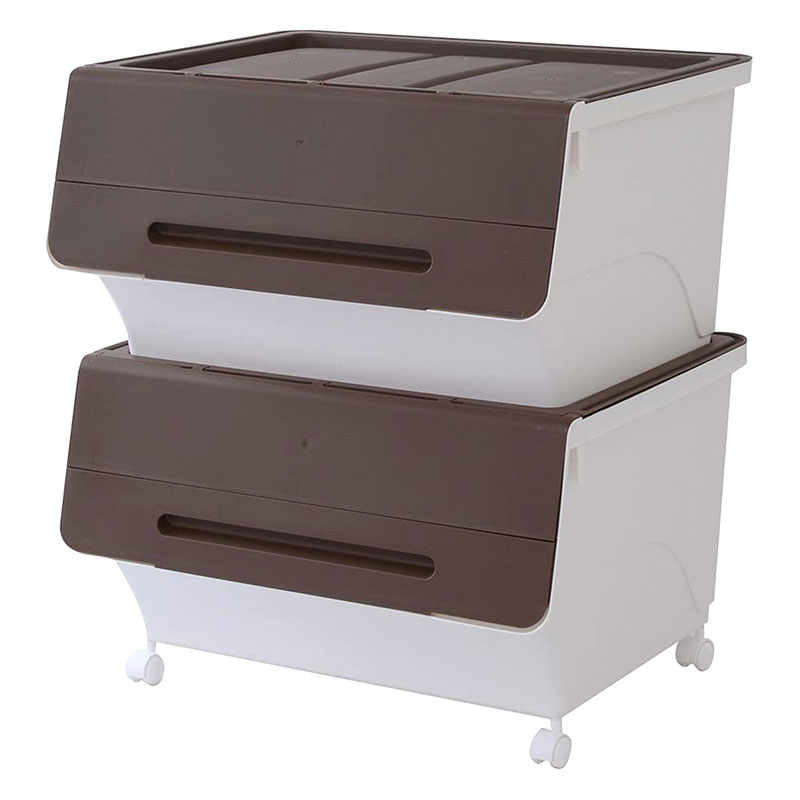 Hộp đựng nắp gập Sanka 57x46x31cm (L) - Nâu thương hiệu SANKA