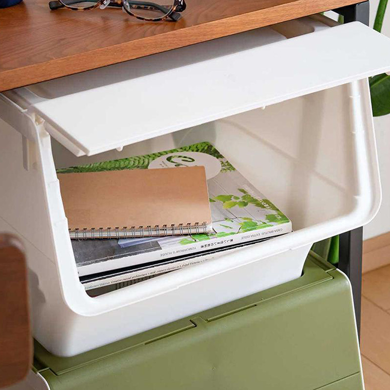 Hộp đựng nắp gập Sanka 57x46x31cm (L) - Xanh rêu thương hiệu SANKA