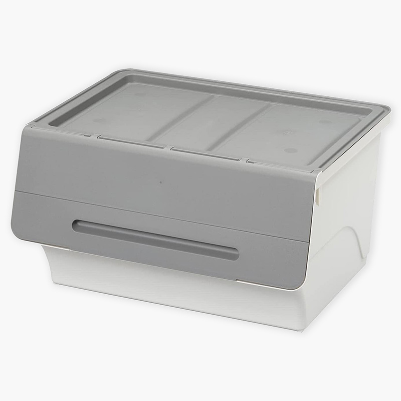 Hộp đựng nắp gập Sanka 57x46x31cm (L) - Xám