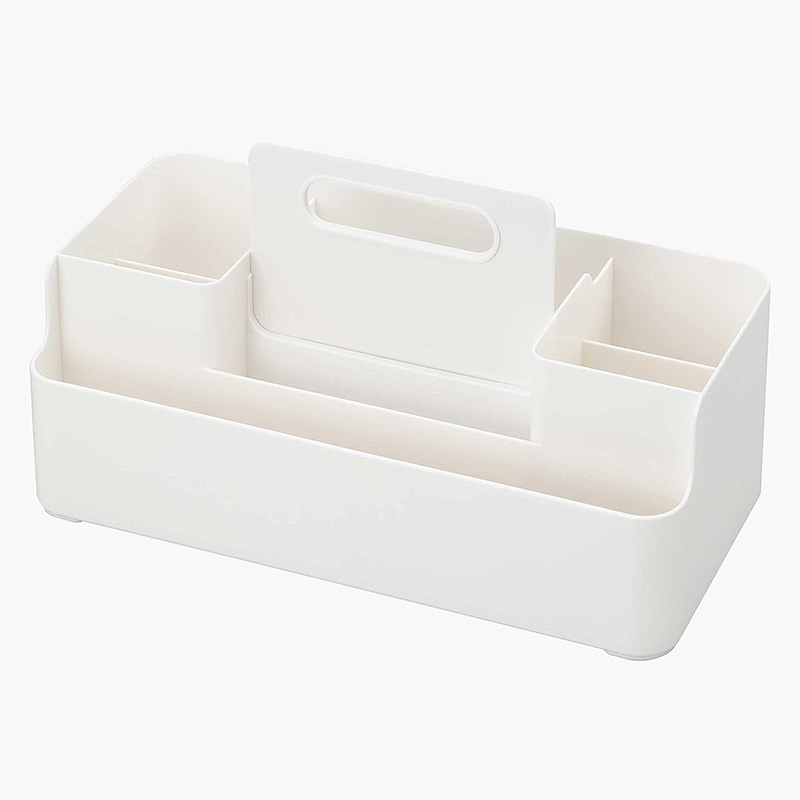 Khay đựng vật dụng, VVP, remote chia ngăn Sanka Nhật Bản 7 ngăn 23.5x15.7x10.6cm (Trắng)