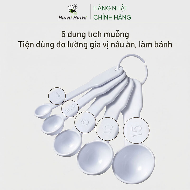Muỗng đo lường 5 cái thương hiệu ECHO METAL