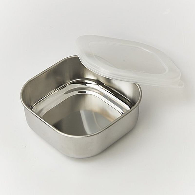 Hộp inox đựng thực phẩm 10x10cm  thương hiệu ECHO METAL