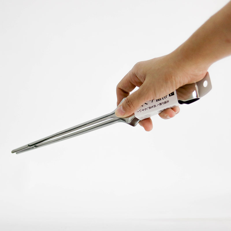 Kẹp gắp thức ăn inox Nhật Bản đầu nhỏ Echo Metal 27.5cm thương hiệu ECHO METAL