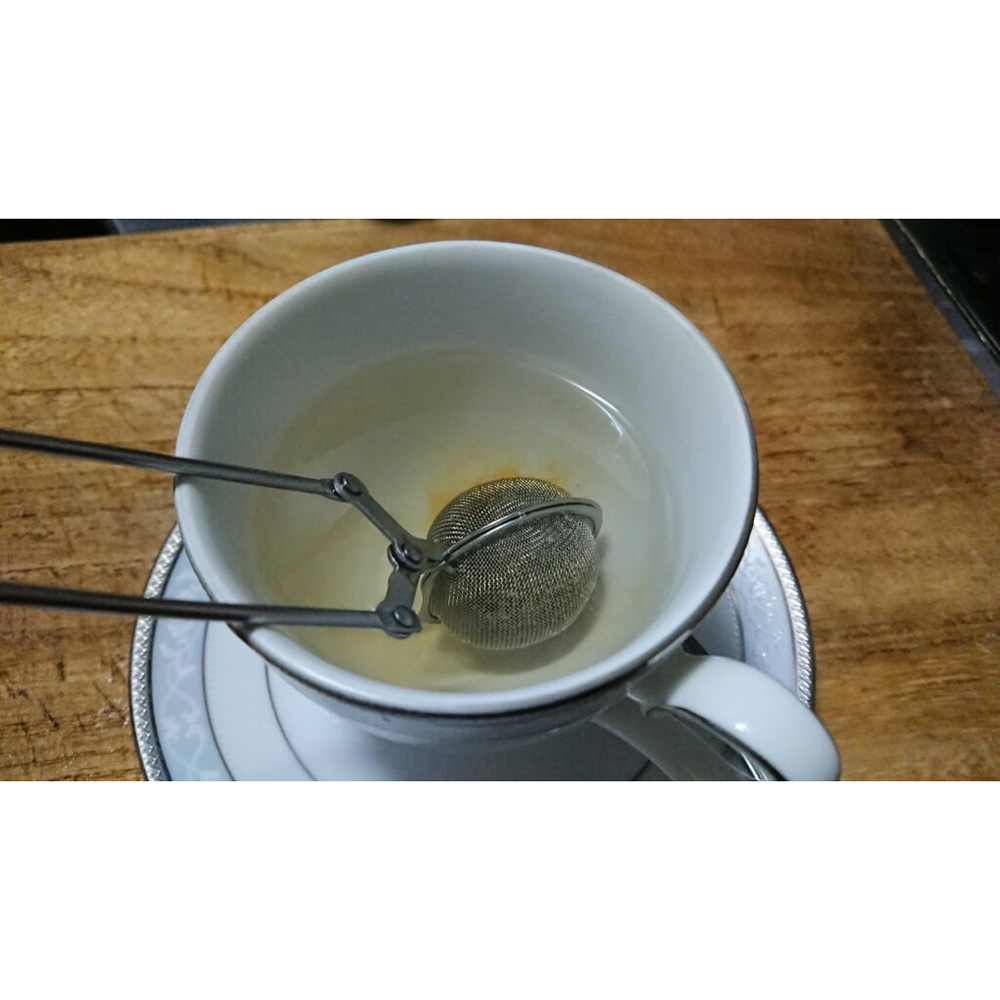 Dụng cụ lọc trà, bóng lọc trà, cầu lọc trà 3.9cm có quai thương hiệu ECHO METAL