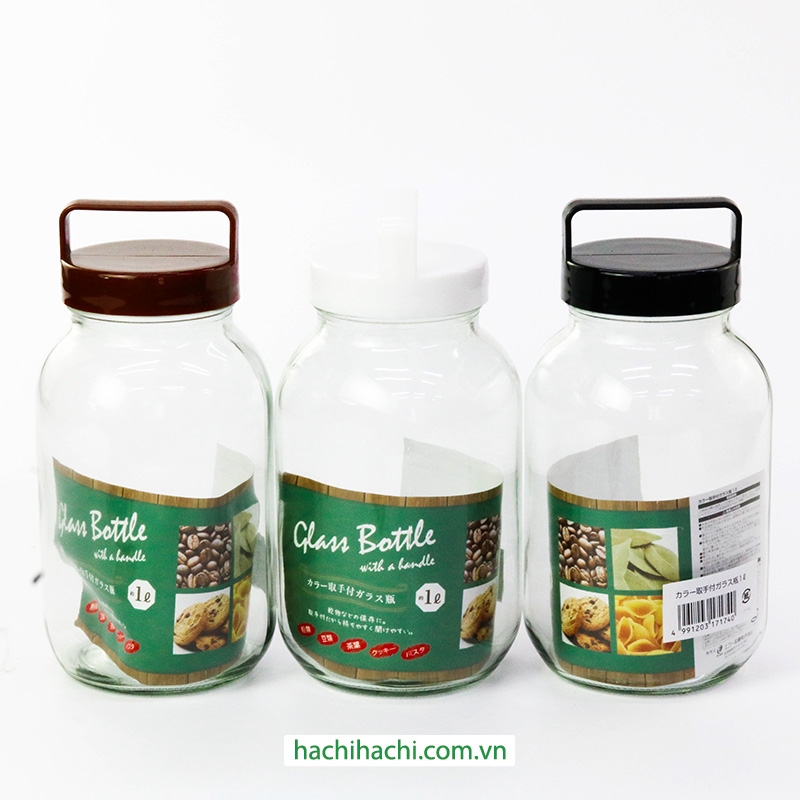 Hũ thủy tinh 1L  (Nhiều mẫu)-Giao mẫu ngẫu nhiên thương hiệu ECHO METAL