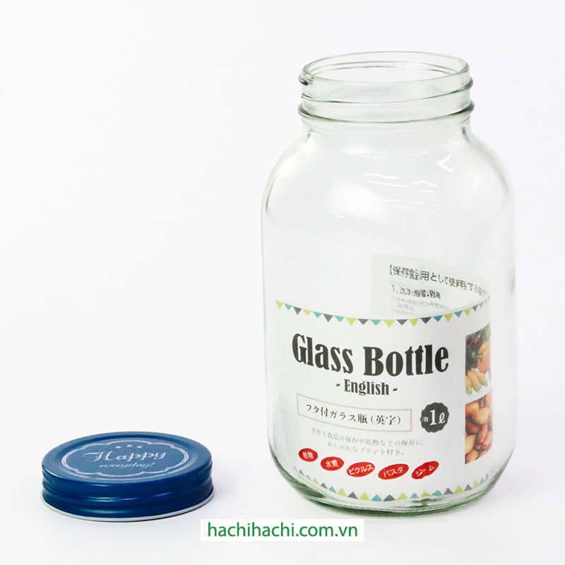 Hũ thủy tinh 1L  (Nhiều mẫu)-Giao mẫu ngẫu nhiên thương hiệu ECHO METAL