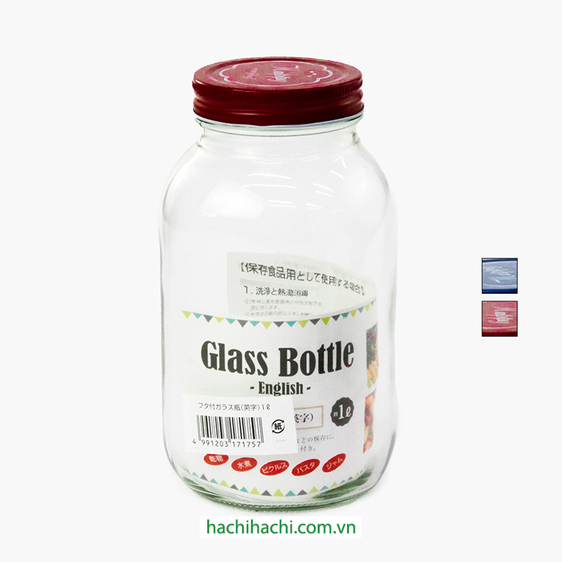 Hũ thủy tinh 1L  (Nhiều mẫu)-Giao mẫu ngẫu nhiên
