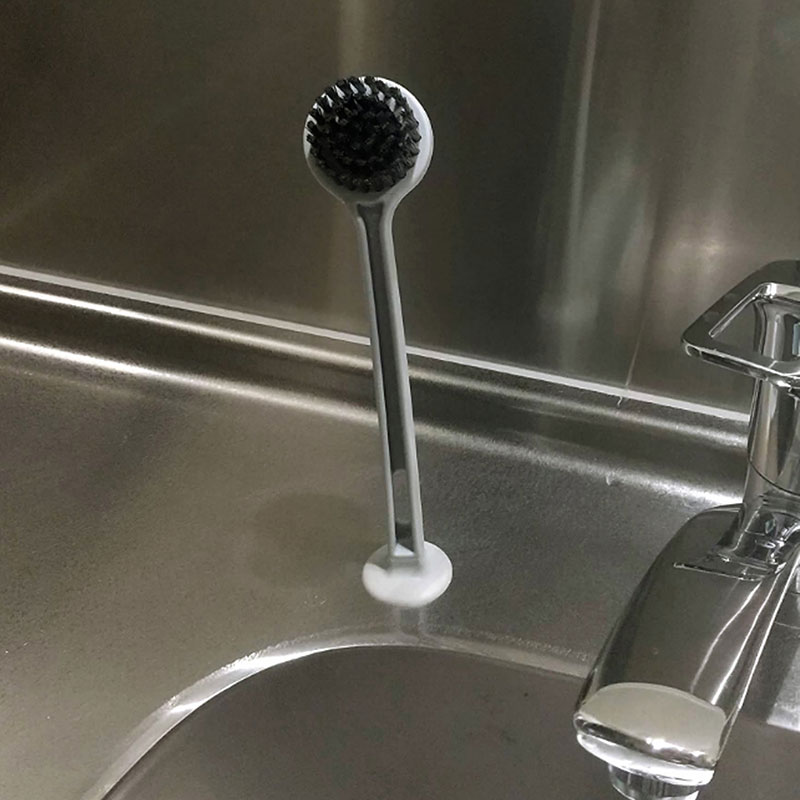 Bàn chải chà đồ dùng nhà bếp, tự đứng được Echo Metal 24.5cm thương hiệu ECHO METAL