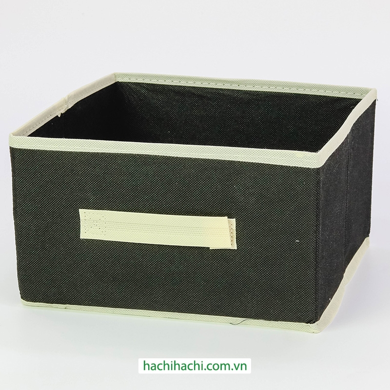 Hộp vải đựng đồ gấp gọn 25x25cm (Nhiều mẫu)-Giao mẫu ngẫu nhiên thương hiệu ECHO METAL