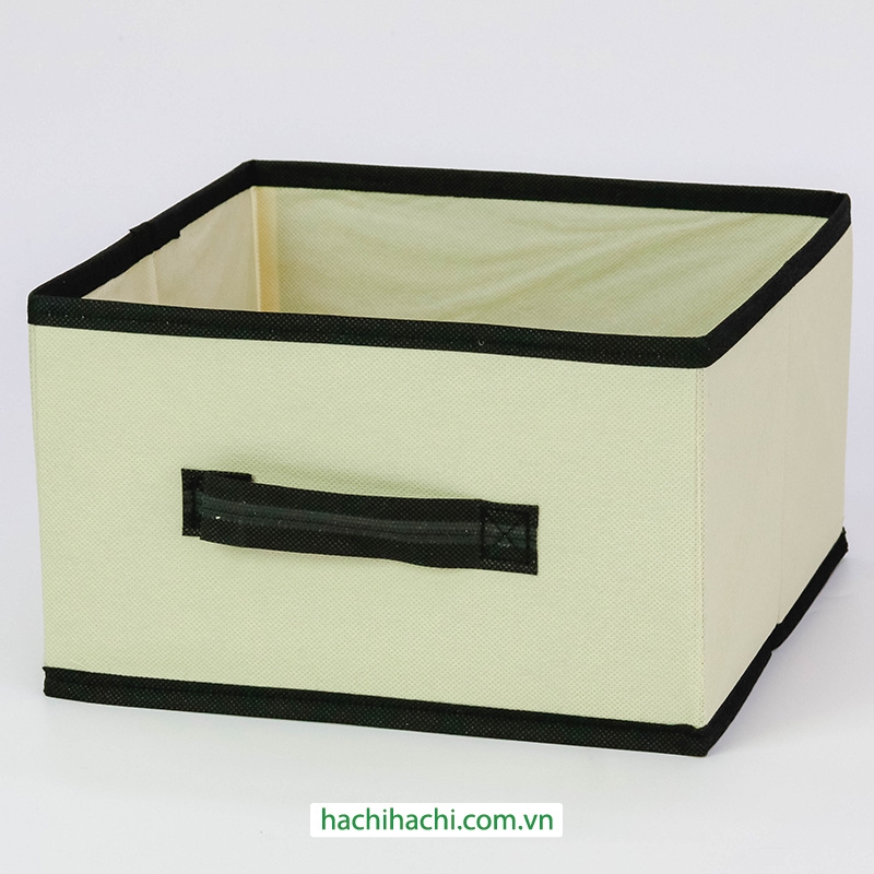 Hộp vải đựng đồ gấp gọn 25x25cm (Nhiều mẫu)-Giao mẫu ngẫu nhiên thương hiệu ECHO METAL
