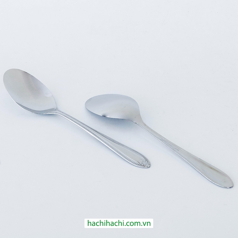 Muỗng thìa inox Nhật Bản cao cấp 16.8cm 2 cái thương hiệu ECHO METAL