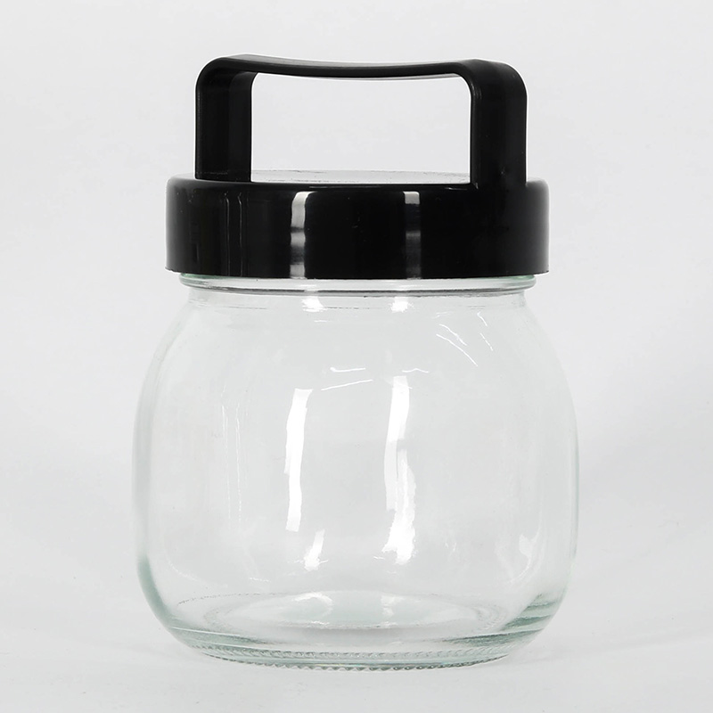 Hũ thuỷ tinh 300ml Nắp có quai cầm (Nhiều mẫu)-Giao mẫu ngẫu nhiên thương hiệu ECHO METAL