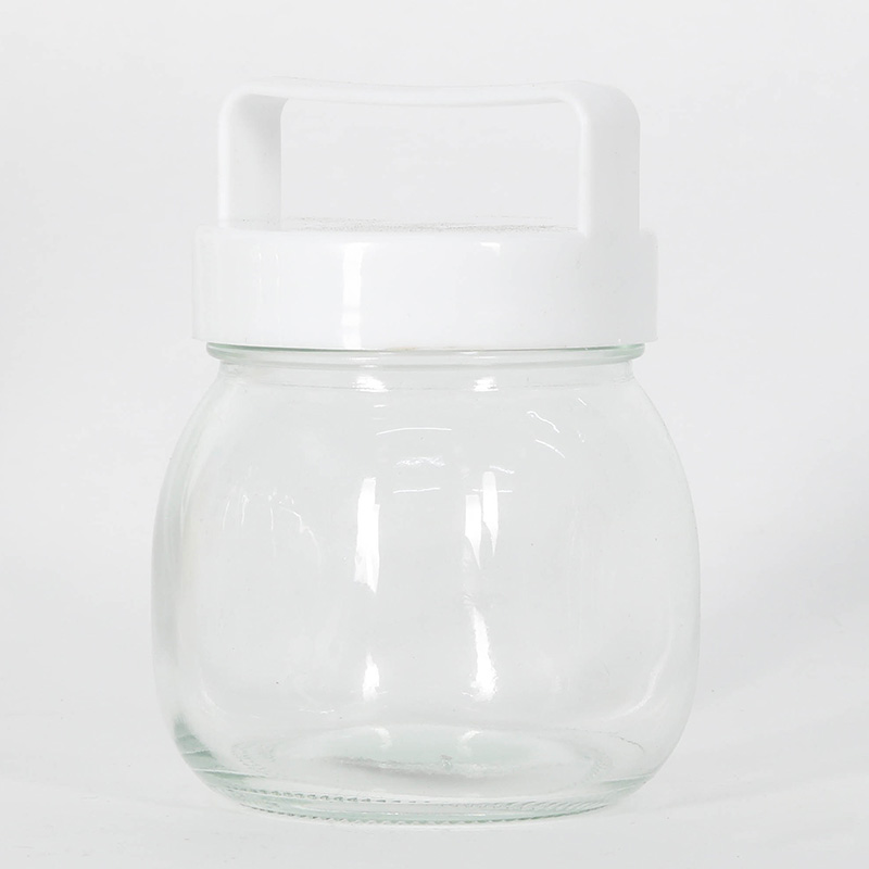 Hũ thuỷ tinh 300ml Nắp có quai cầm (Nhiều mẫu)-Giao mẫu ngẫu nhiên thương hiệu ECHO METAL