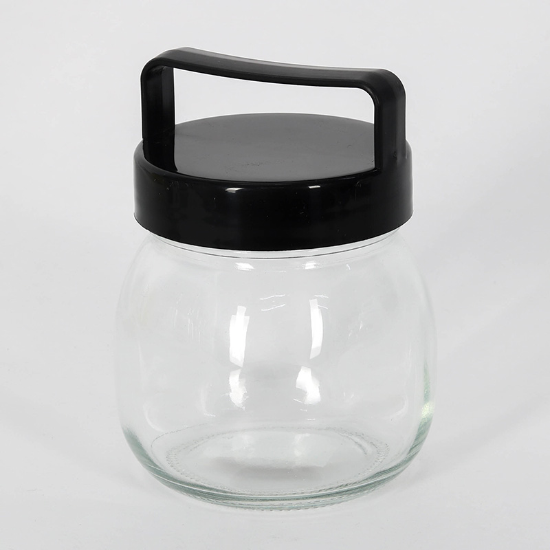 Hũ thuỷ tinh 300ml Nắp có quai cầm (Nhiều mẫu)-Giao mẫu ngẫu nhiên thương hiệu ECHO METAL