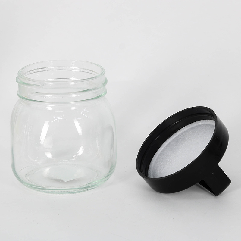 Hũ thuỷ tinh 300ml Nắp có quai cầm (Nhiều mẫu)-Giao mẫu ngẫu nhiên thương hiệu ECHO METAL