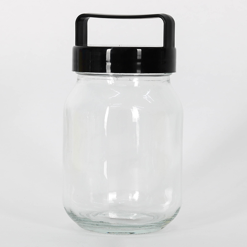Hũ thuỷ tinh 450ml Nắp có quai cầm (Nhiều mẫu)-Giao mẫu ngẫu nhiên thương hiệu ECHO METAL