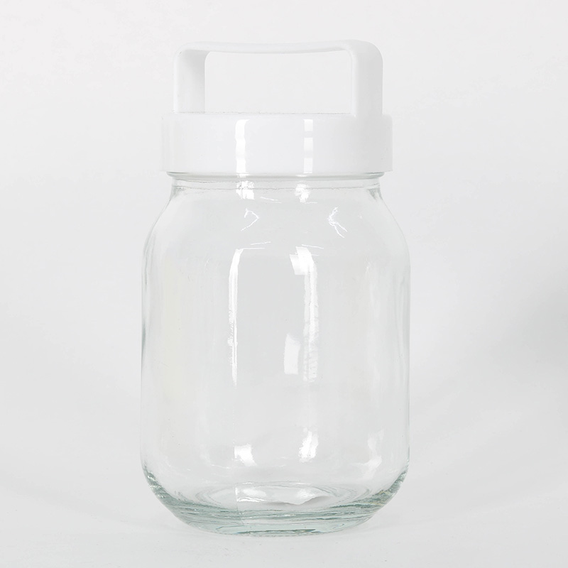 Hũ thuỷ tinh 450ml Nắp có quai cầm (Nhiều mẫu)-Giao mẫu ngẫu nhiên thương hiệu ECHO METAL