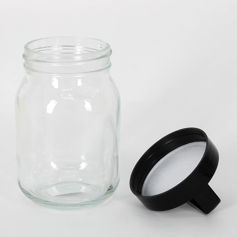 Hũ thuỷ tinh 450ml Nắp có quai cầm (Nhiều mẫu)-Giao mẫu ngẫu nhiên thương hiệu ECHO METAL
